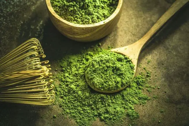 Fine matcha powder