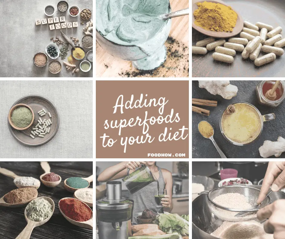 Using superfood powders in cooking