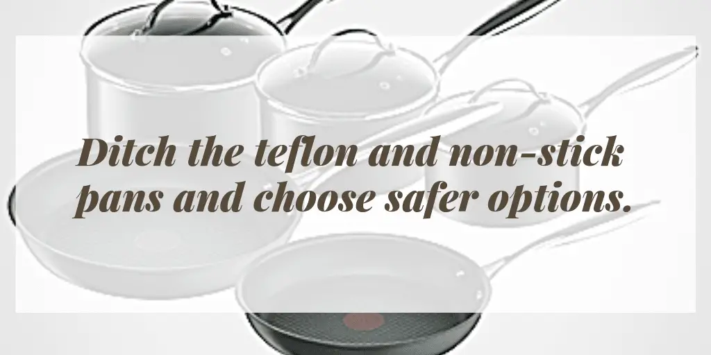 Teflon and non-stick saucepans