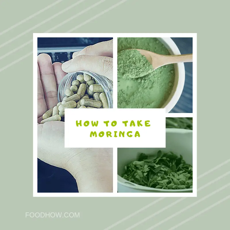 Moringa powder capsules 