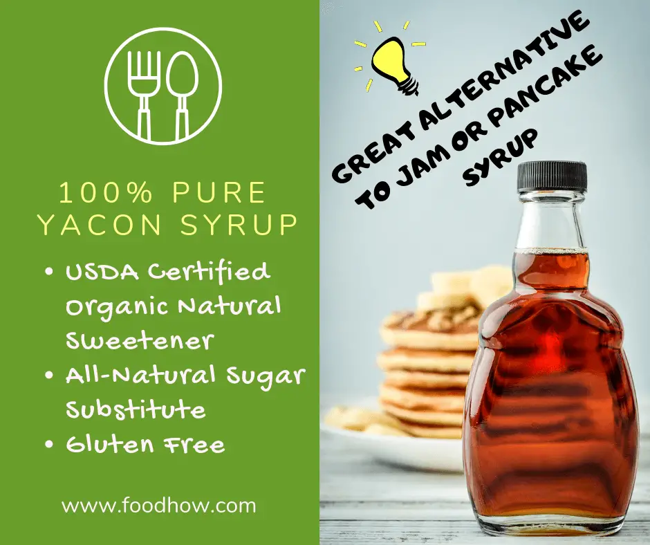 Yacon syrup natural sweetener