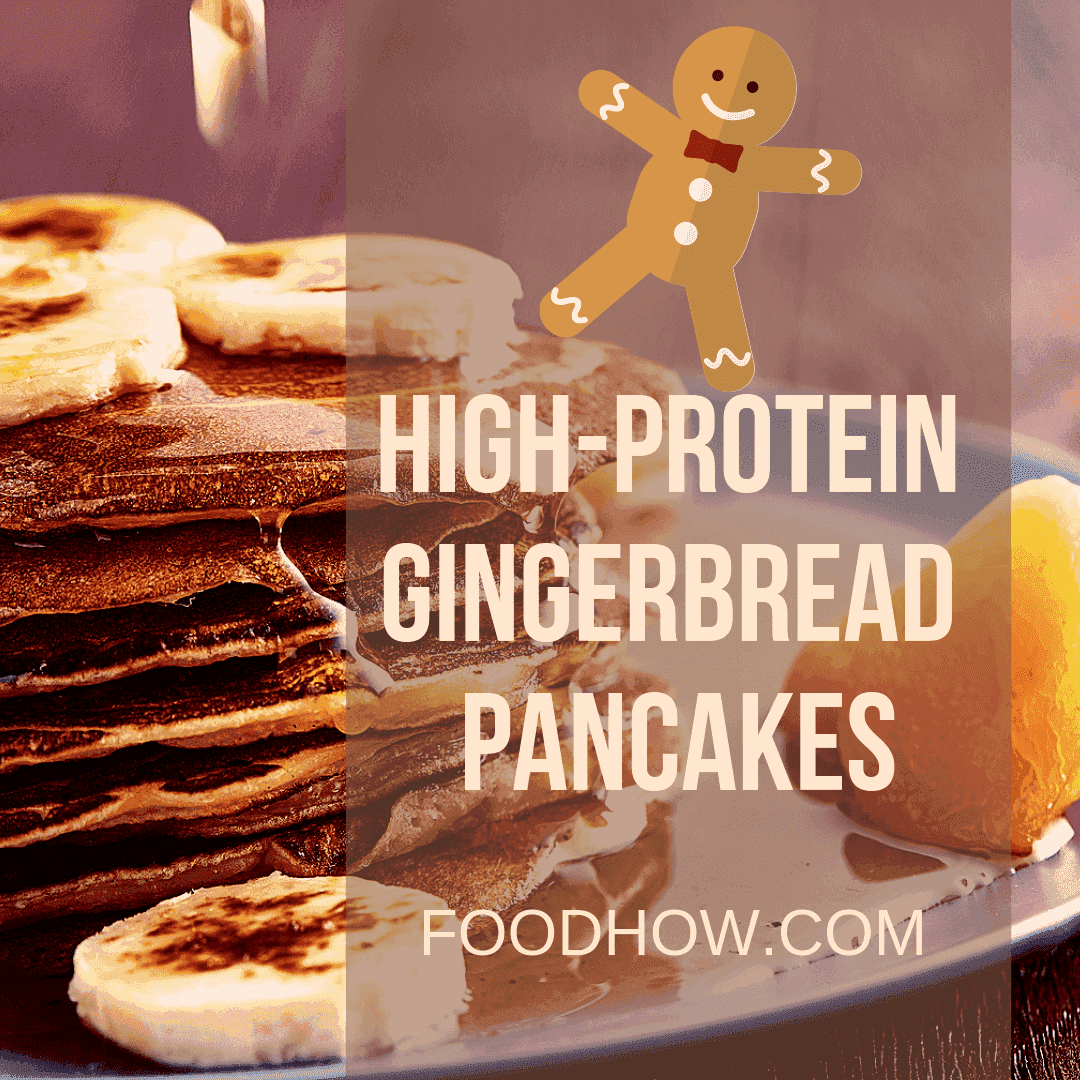 high protein gingerbread pancakes