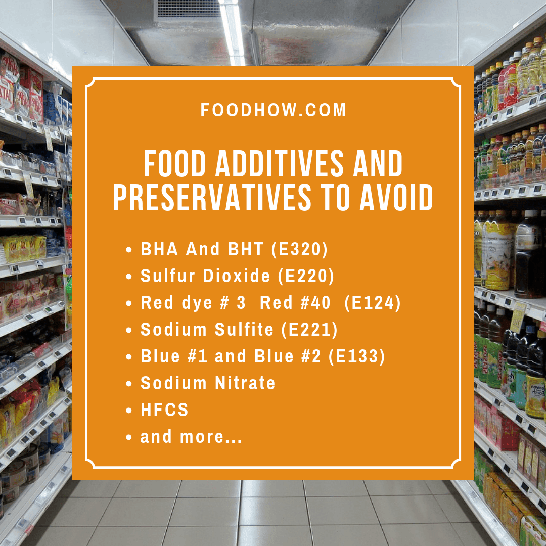 List of Food Preservatives 