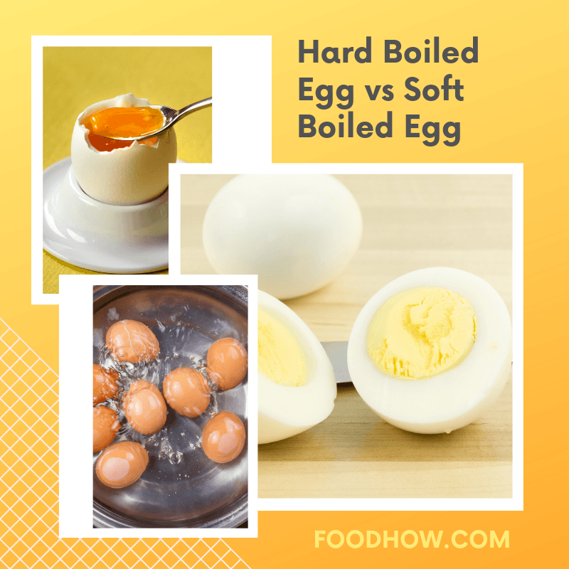Hard and soft boiled egg