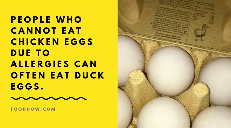 Duck eggs