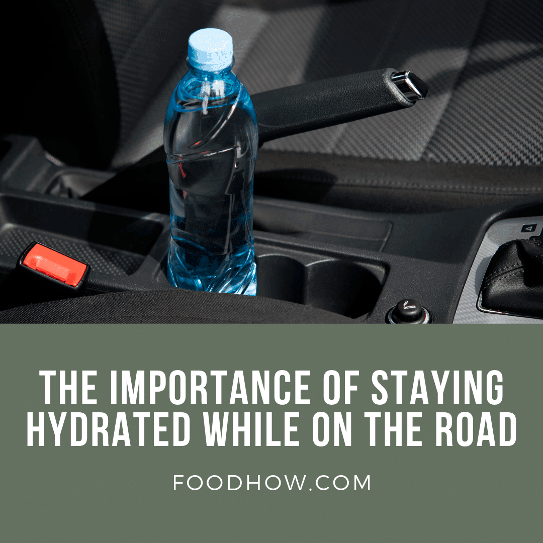 Bottle of water in the car