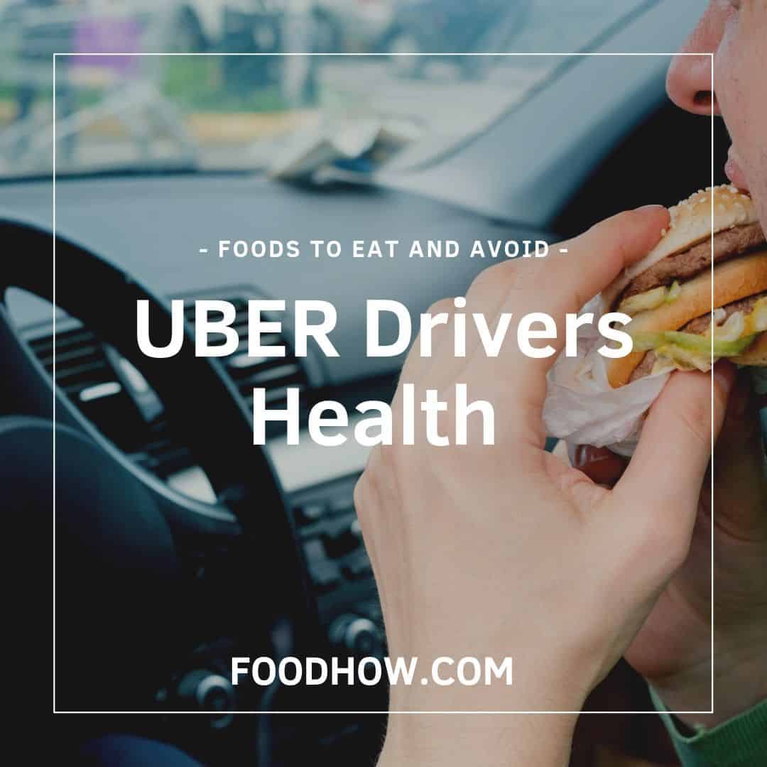Uber driver eating food