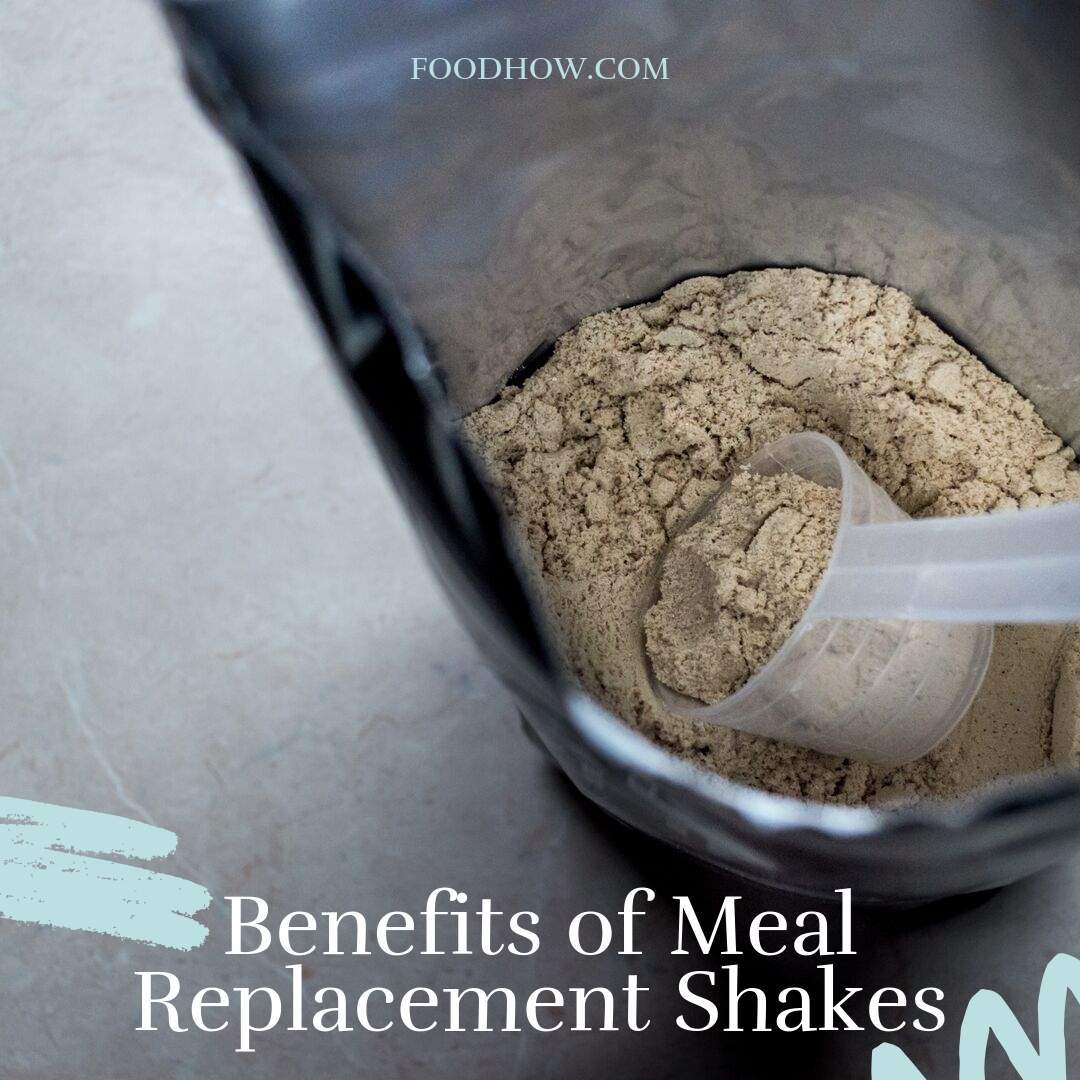 a scoop of meal replacement powder