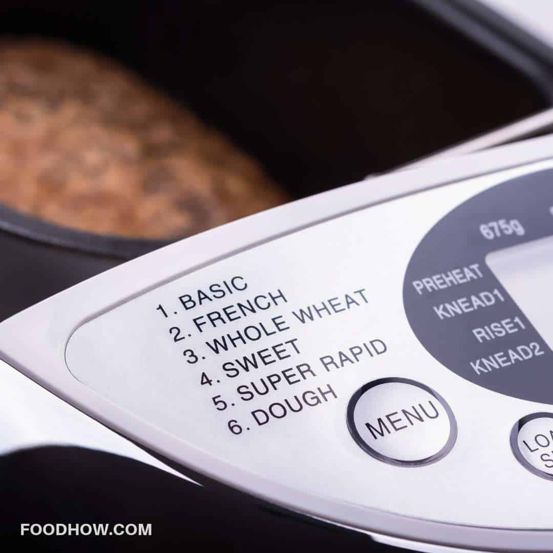 bread machine settings