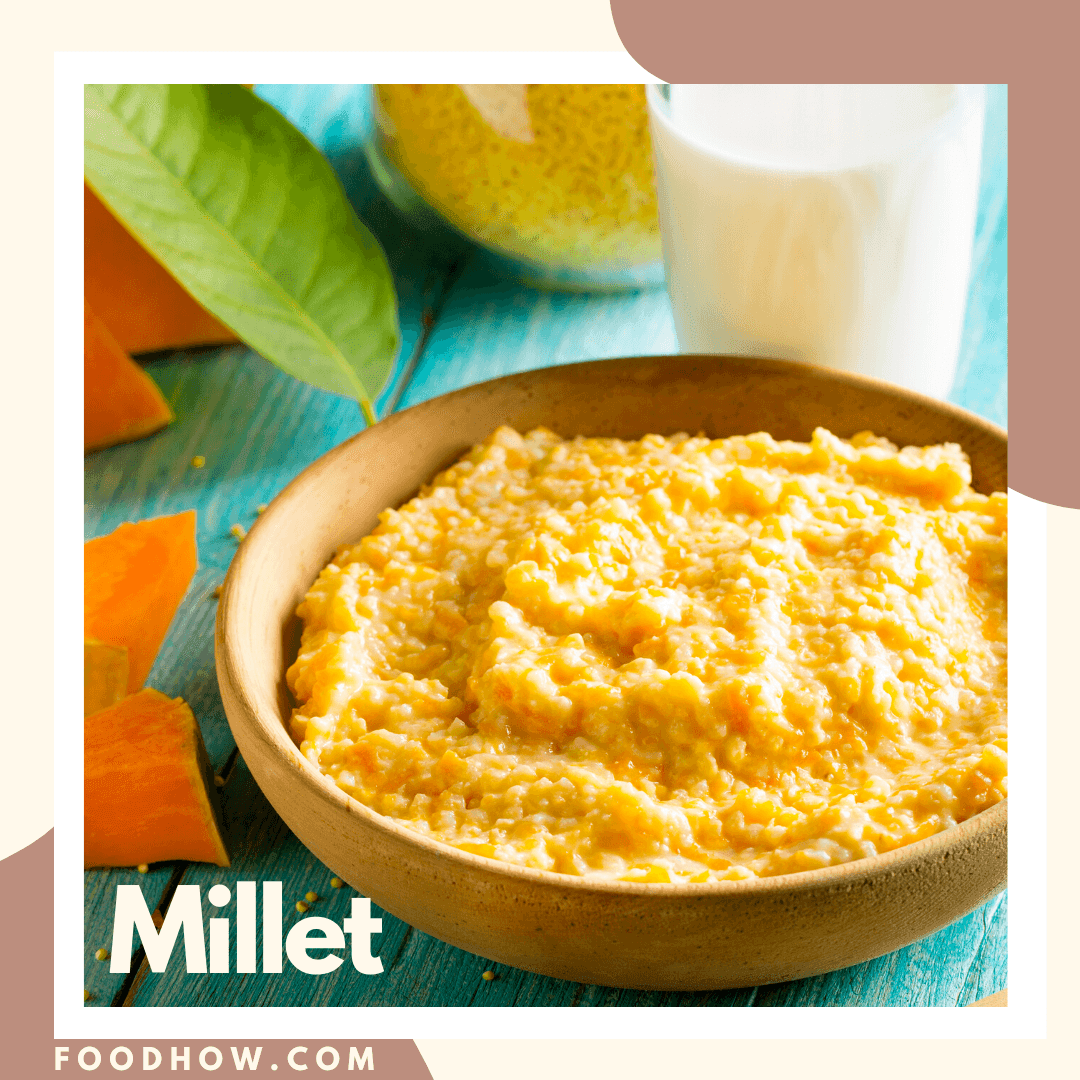 A bowl of cooked Millet 