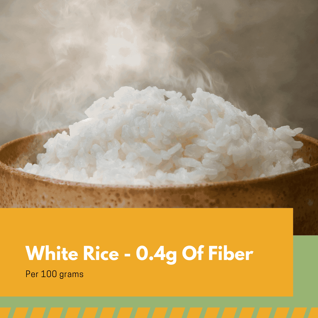 white rice cooked nutrition facts