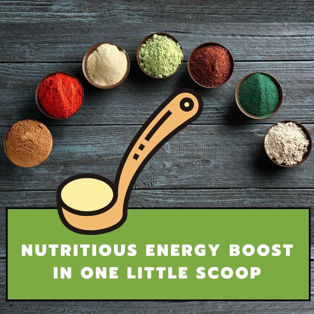 energy giving superfood powders