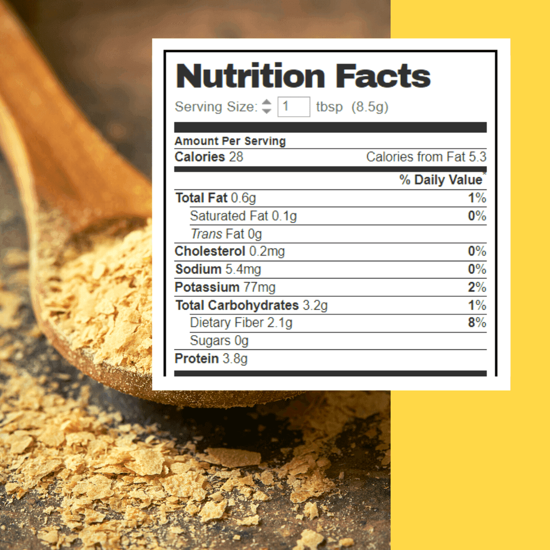 Amount's. Nutrition facts дрожжи. Nutritional data self. Yeast Table us. Calculation of the Daily value of Calories.