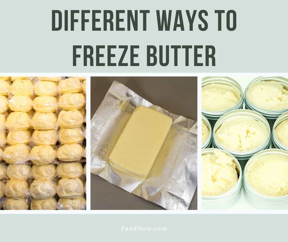 How To Freeze Butter Quick Tip