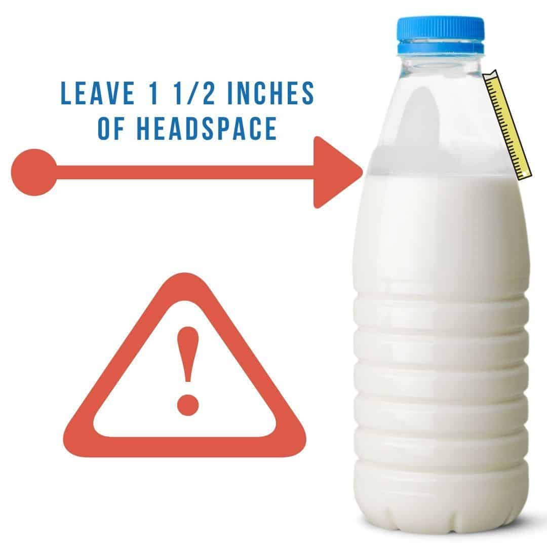 bottle of milk