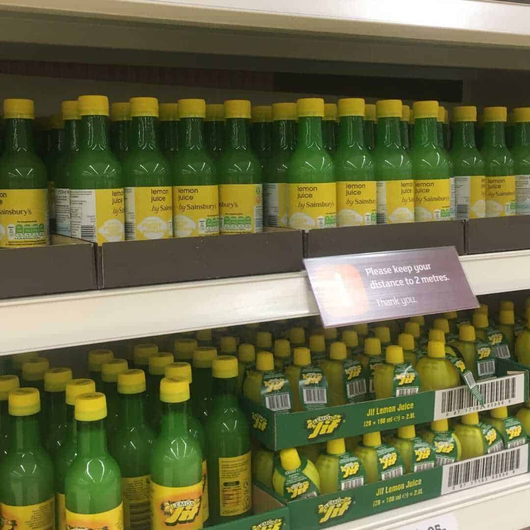 bottled lemon juice