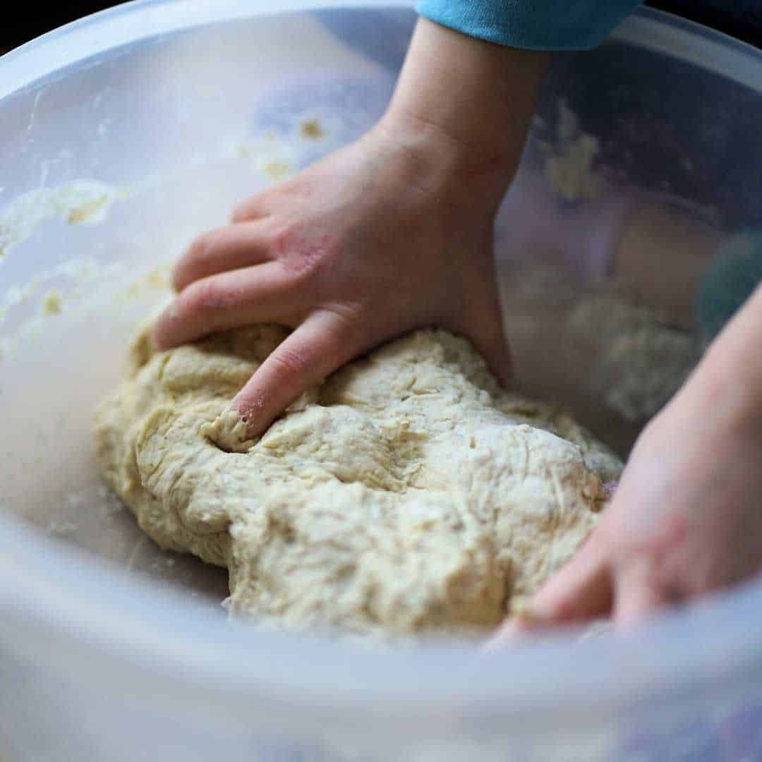 kneading dough