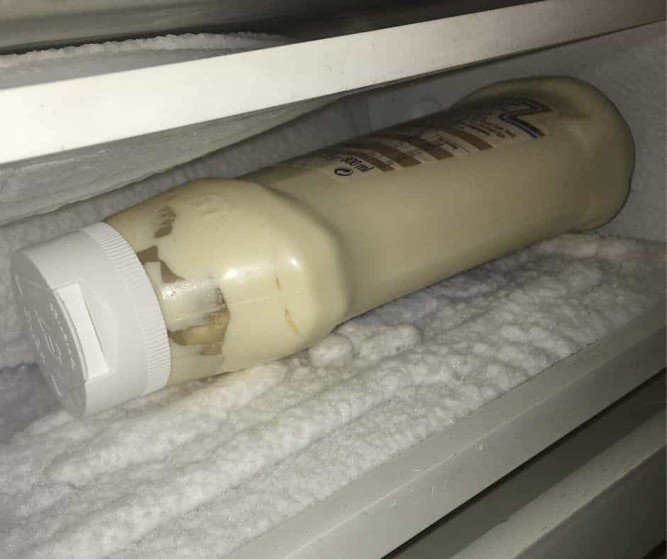 mayo in the deep freezer