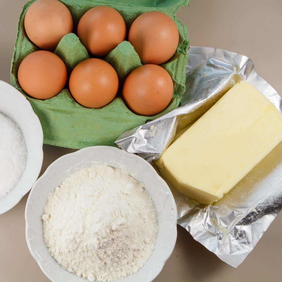 ingredients for a cake