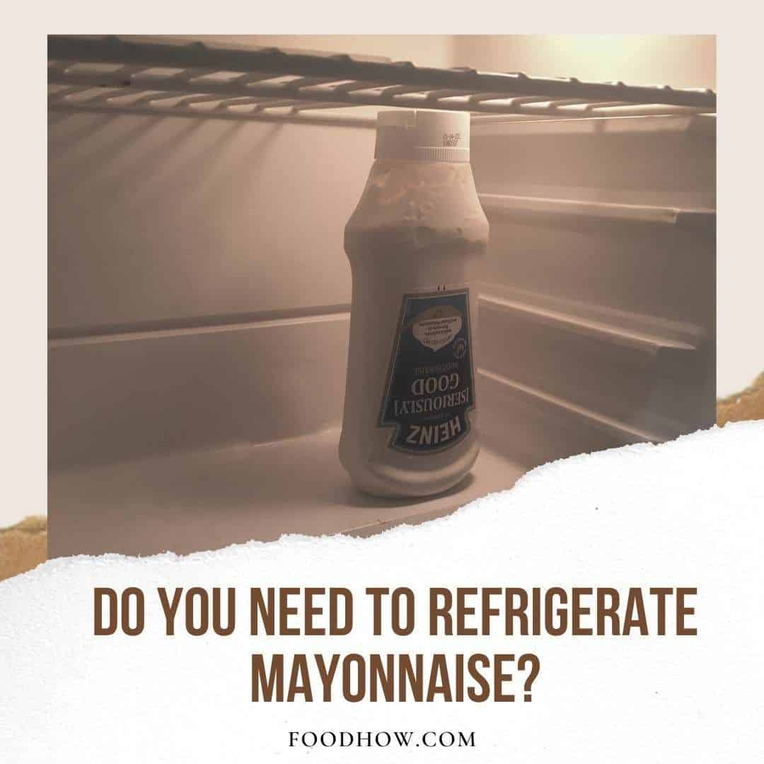 jar of mayo in the fridge