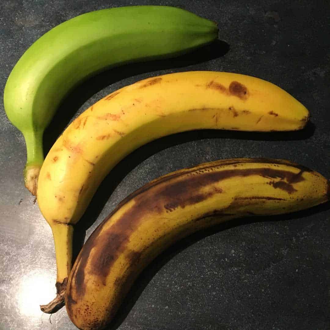 different stages of ripeness