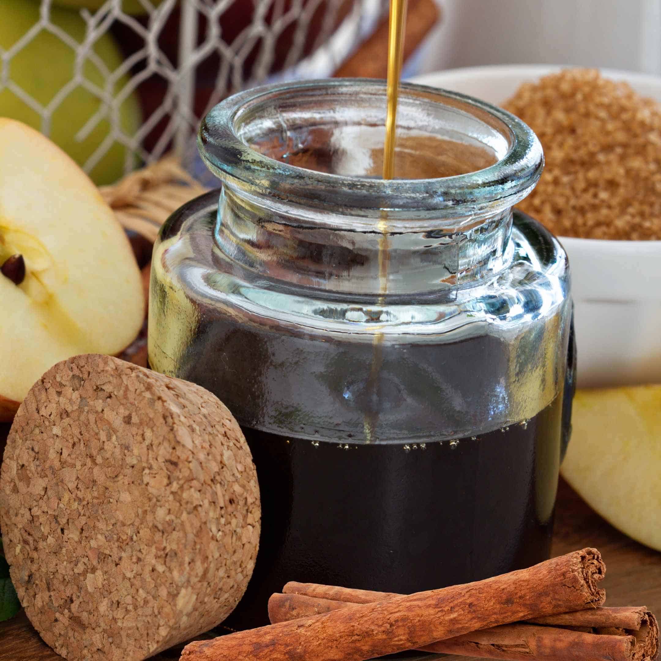 syrup made out of cinnamon sticks