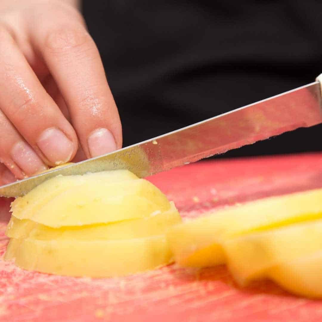 Cooking with leftover potatoes