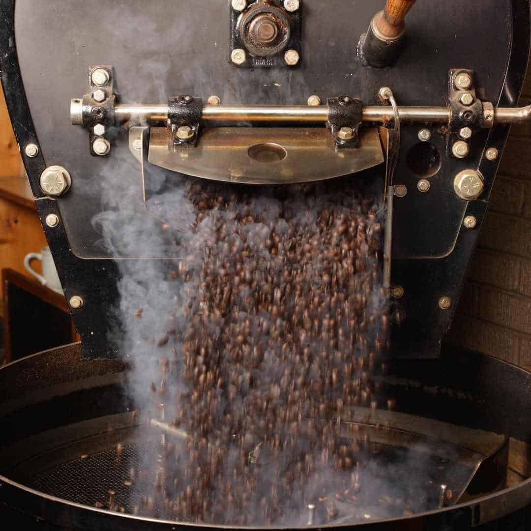 roasting process of coffee