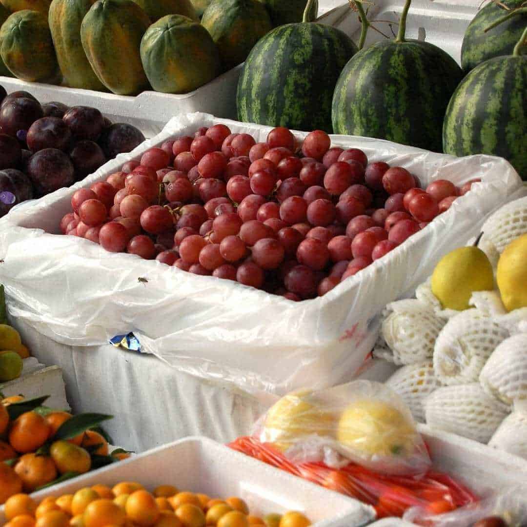 Fresh fruit at market