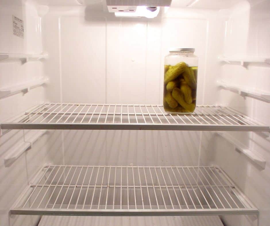 food shortages empty fridge