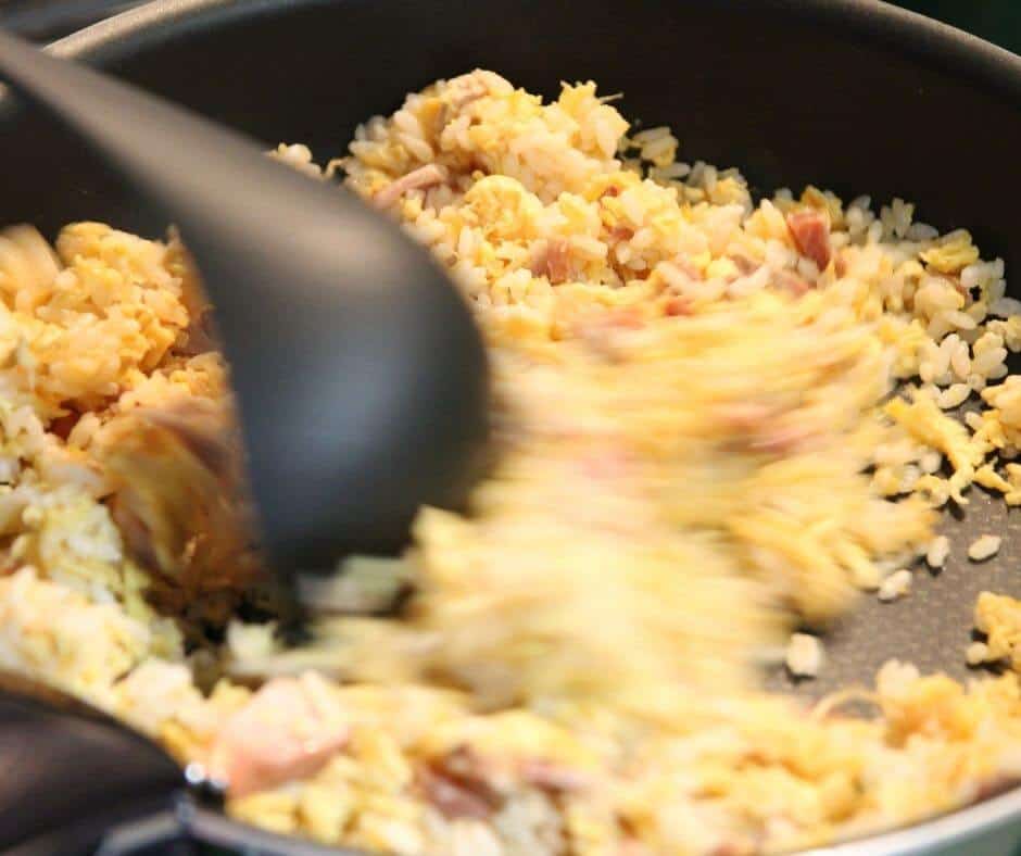 frying instant rice