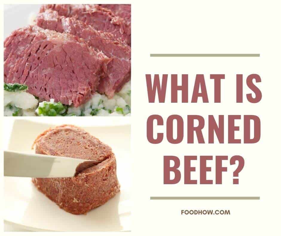salt beef and corned beef in the tin