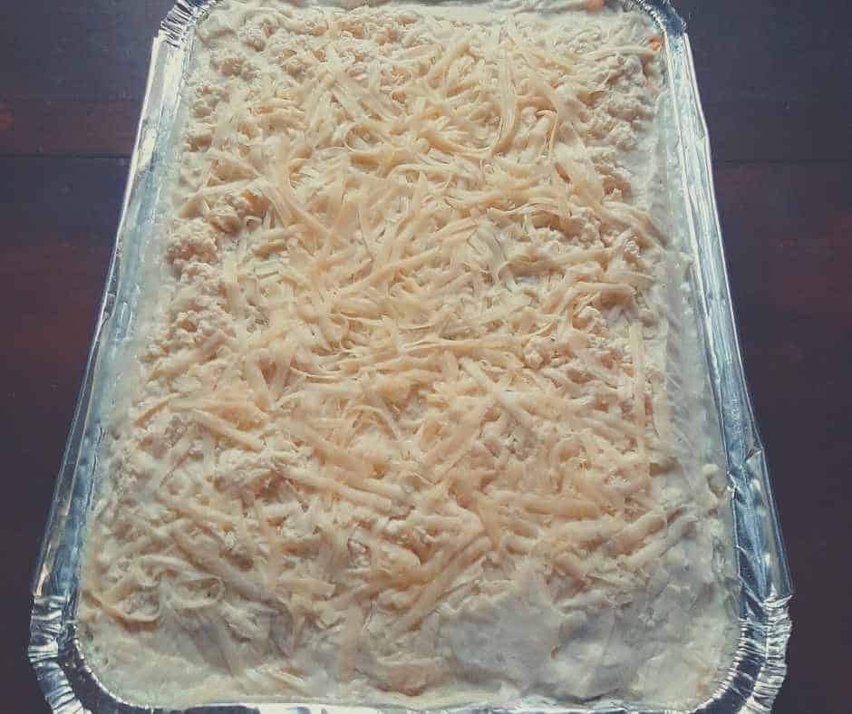 store bought premade frozen lasagna