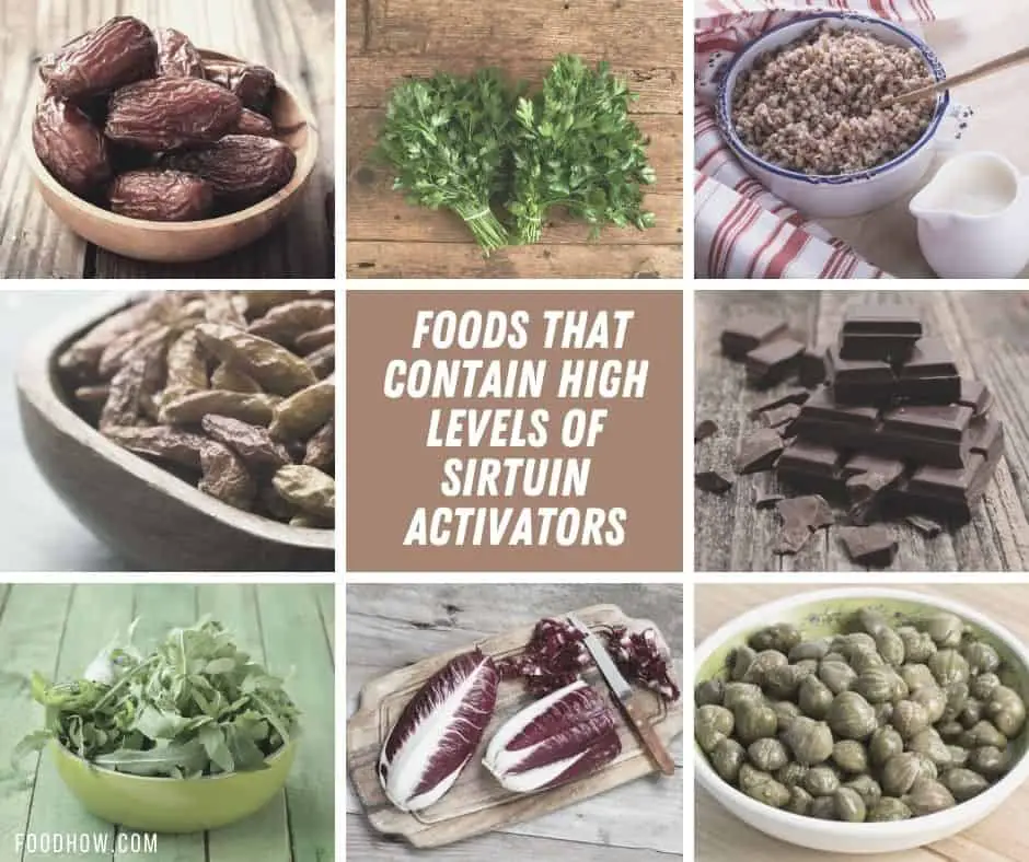 list of sirtuin activators foods