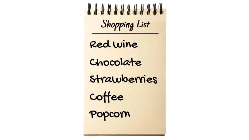 sirtfood diet shopping list