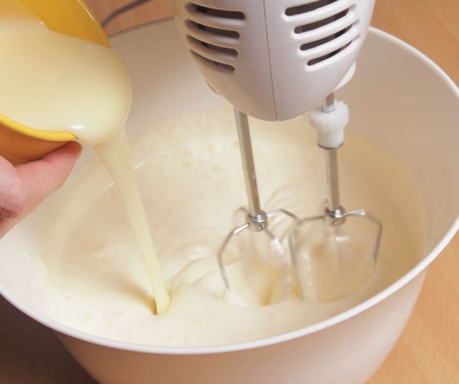 substituting condensed milk in a recipe