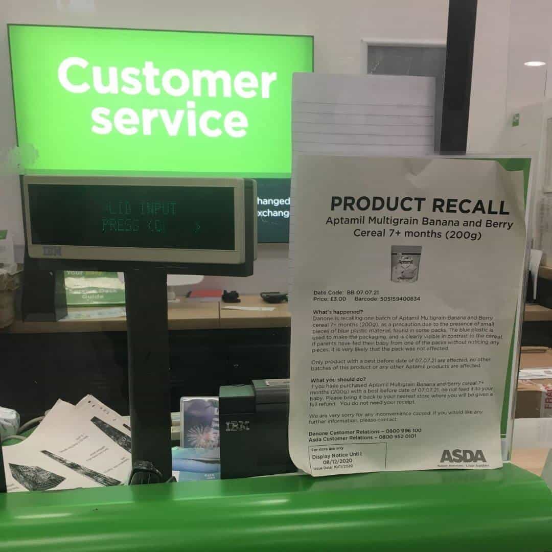 supermarket recall notices