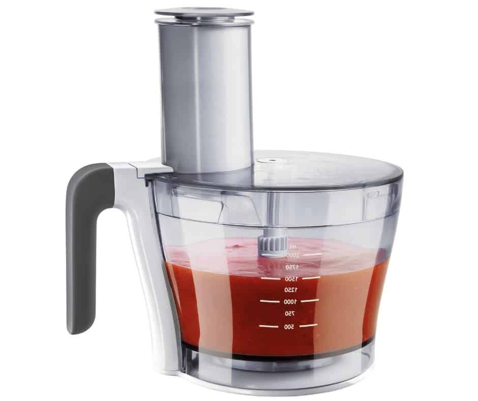 using a blender as a food processor