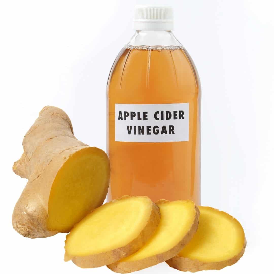 bottle of apple cider vinegar