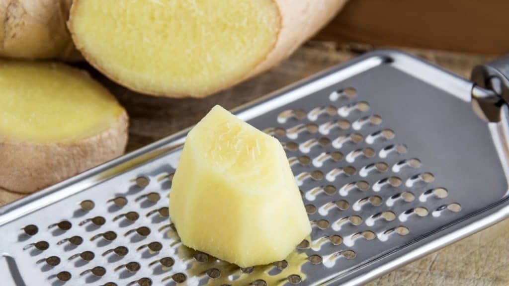 grating ginger without grater