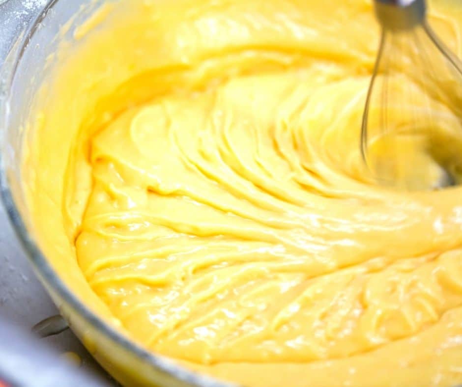 yellow cake batter