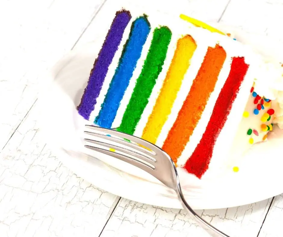 rainbow cake 