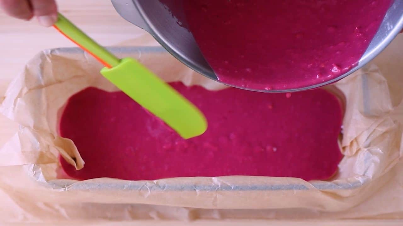 cake batter colour with beetroot