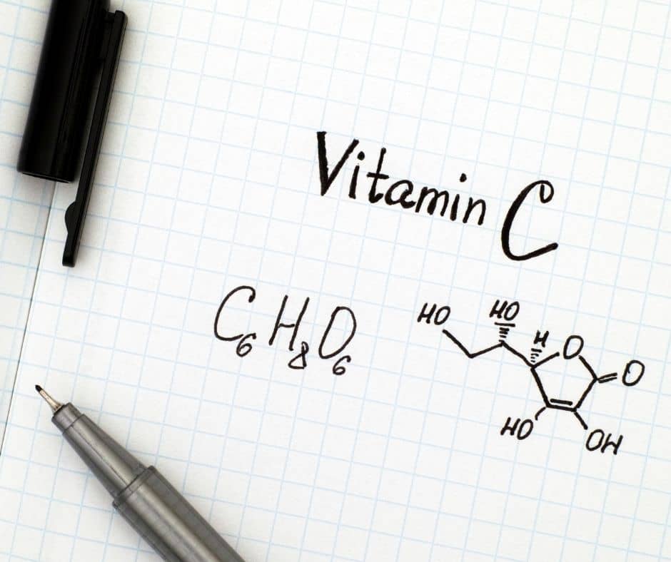 ascorbic acid molecular diagram