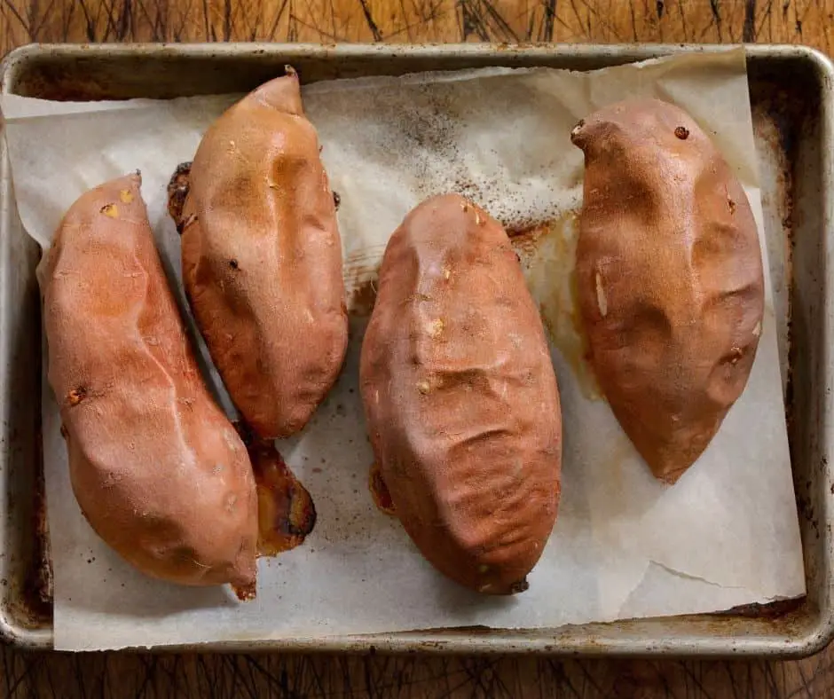 cooking a sweet potato