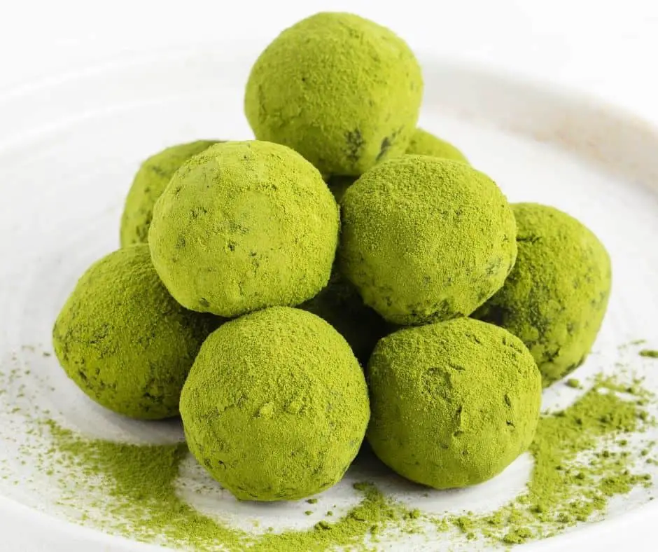 matcha bliss balls