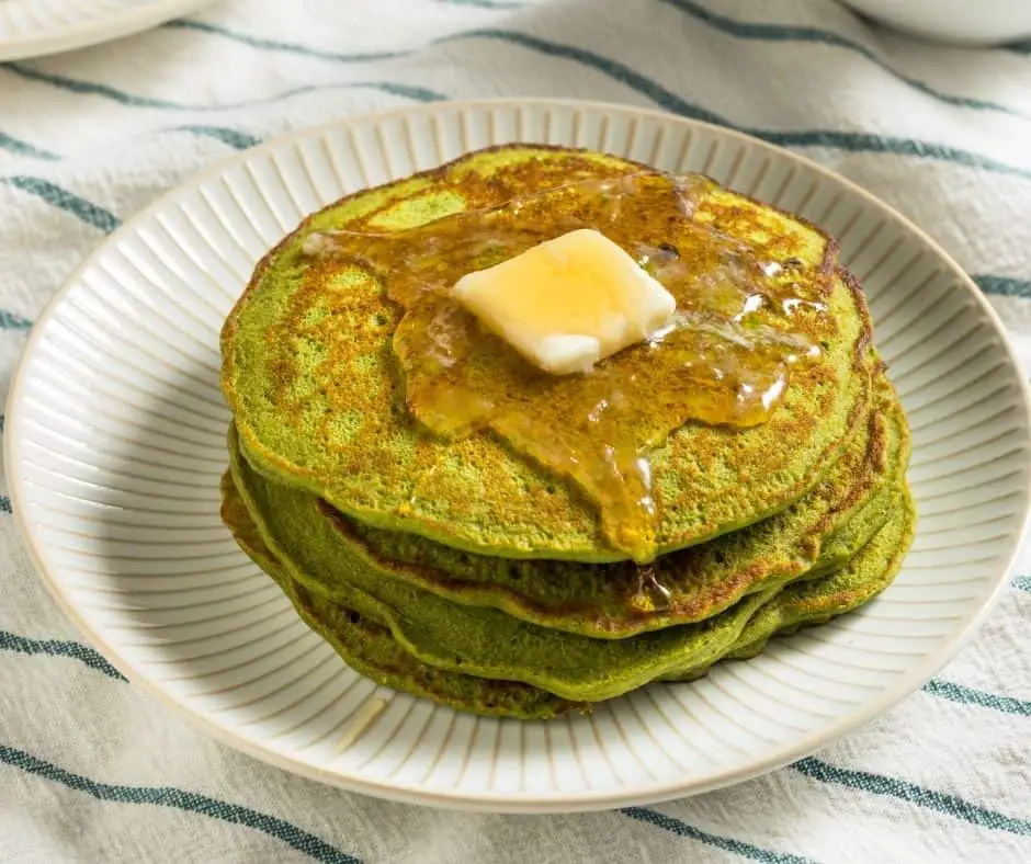 matcha pancakes