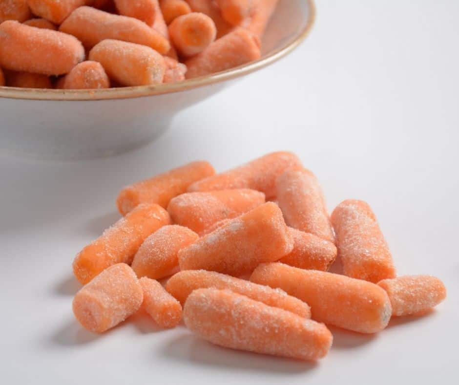 frozen baby carrots