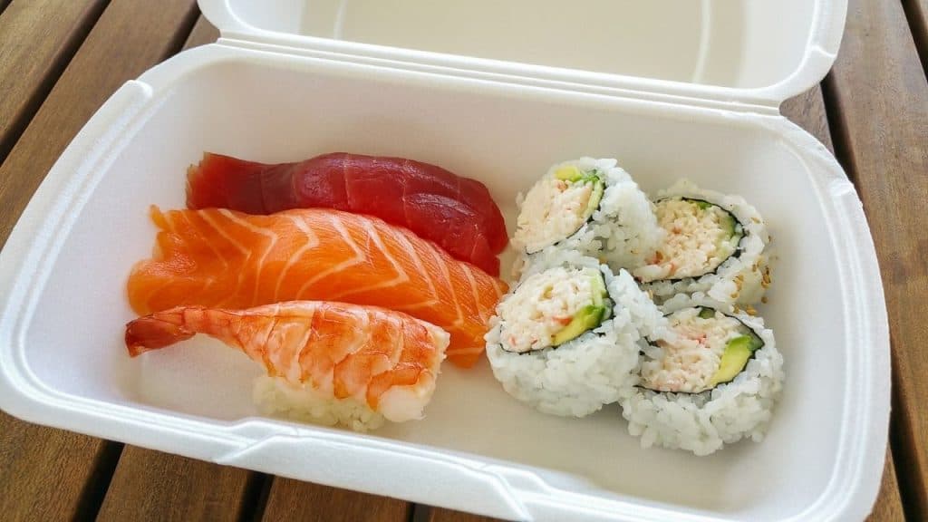 leftover sushi