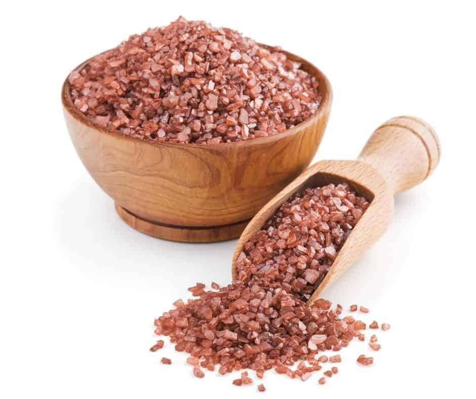 gourmet red Hawaiian sea salt